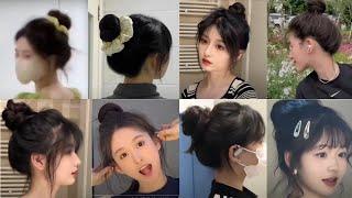 EASIEST High Bun HairstylesBeautiful hairstyles that are easy to do Korean bun Hairstyle