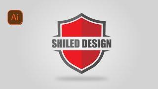 How to a Make Shiled design in illustrator | RASHEED RGD