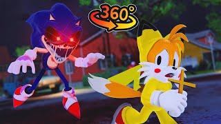 Tails Halloween 360° vs Sonic EXE Friday Night Funkin POV