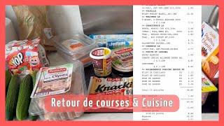  Retour de Courses & Préparation de plats 