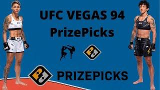 UFC Vegas 94 PrizePicks Breakdown