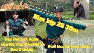 Săn Đêm và ban ngày ll Của Ná Tập Bắn Điệp đuổi Bìm Bịp Chim Cuốc quá căng bắn ná cao su bắn chim