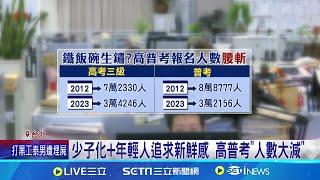 高考公務員光環不再? "年薪70萬算低薪"掀論戰 少子化+年輕人追求新鮮感 高普考"人數大減"│記者 楊沚豫 陳識雄│【新聞一把抓】20240919│三立新聞台