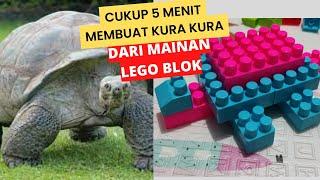 Tutorial membuat hewan Kura Kura dari mainan lego block. #lego #legoindonesia #mainananak #mainan