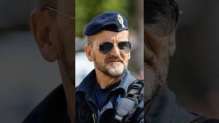 I surprised an Italian policeman 🫡 #police