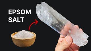 Growing A Huge Crystal from Epsom Salt