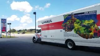 New U-Haul 26 foot moving truck at gas station in Hendersonville NC you have great review moving