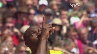 Bolt, Gatlin, Bailey & Blake Win 100m Round 1 Heats - London 2012 Olympics