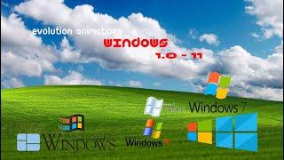 Evolution of Windows Animation 1985 - 2021 (1.0 - 11)