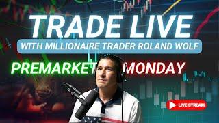 LIVE Trading with MILLIONAIRE trader - Roland Wolf