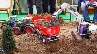 RC TRACTOR, RC TIMBER TRUCK, RC EXCAVATOR AND SCALE TRAINS! @TomBikonkav