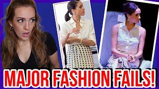 TRAGIC WARDROBE MALFUNCTIONS FROM THE MEG! #meghanmarkle #sussexes #fashion #fails #failure #fail