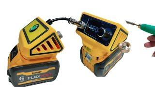 Build a Dewalt Battery Soldering Station - MAKITA DEWALT BATTERY POWERED