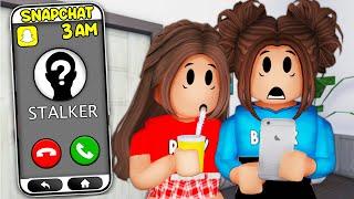 Stalker KEEPS SNAPCHATTING ME At 3AM In Roblox LifeTogether!!