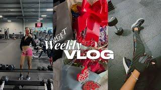 Weekly Vlog | i'm back in the gym ‍️ + hitting 40k subscribers  + valentine's day️ etc