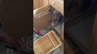 Automatic Pullout Trash Bin under Kitchen Sink | How to