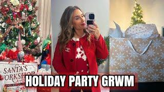 GRWM FOR A HOLIDAY PARTY  USING MY FAVORITE PRODUCTS FROM 2024 ️ VLOGMAS DAY 5 