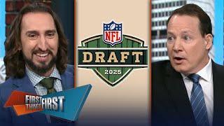Nick Wright reveals his 2025 NFL Mock Draft 2.0 | NFL | FIRST THINGS FIRST