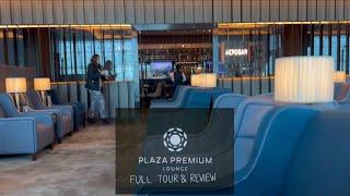 REVIEW & TOUR OF THE PLAZA PREMIUM LOUNGE IN DUBAI INTERNATIONAL AIRPORT (DXB) CONCOURSE A  UAE