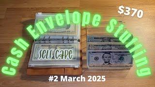 Cash Envelope Stuffing #2 MARCH 2025 // Weekly Budget