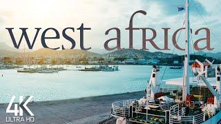 【4K】 11 HOUR DRONE FILM: «Piano Relaxation in WEST AFRICA»  Ultra HD  2160p Ambient UHD TV