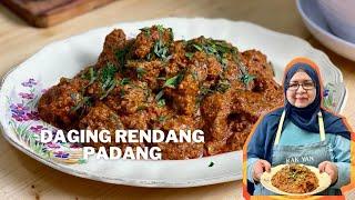 Daging Rendang Padang | Rendang Padang Sangat Sedap |Rendang Daging Padang |Resepi Rendang Padang|