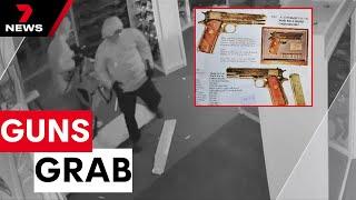 Criminals steal $200k worth of guns from Lithgow Small Arms Factory Museum | 7NEWS