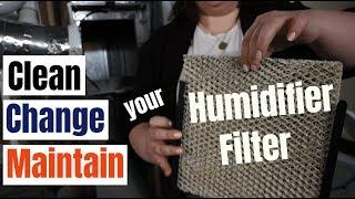 How to clean and change your furnace humidifier filter (with maintenance tips!)