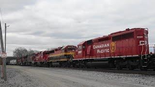 Ten Engines- CP, KCS, BNSF Lead Freight, Davenport, IA