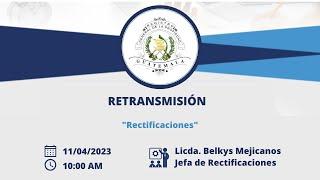 Retransmisión: Rectificaciones