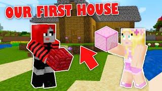 Our FIRST HOME EVER In MINECRAFT!