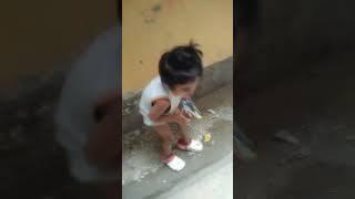 Trying To Snatch Gun From A Little Girl | See Her Reaction | Funny Reaction | Must Watched Video |