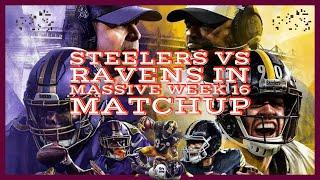 PITTSBURGH STEELERS VS BALTIMORE RAVENS WEEK-16 LIVE PREGAME SHOW! #steelers  #ravens #NFL