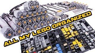 How I sort my LEGO technic collection --- OCD style