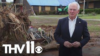 Arkansas continues to rally one month after tornado