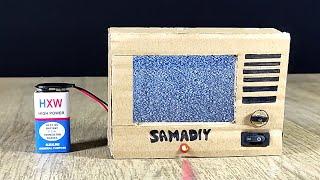 How to make a cardboard TV at home 