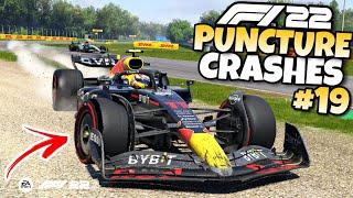 F1 22 PUNCTURE CRASHES #19