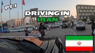 Driving in Tabriz, Iran