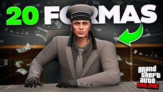 +20 FORMAS de GANHAR DINHEIRO FÁCIL e RÁPIDO no GTA ONLINE!!! (2024) - SOLO -