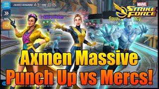 Astonishing X-Men Massive Punch up vs Mercs & More! - MSF - Marvel Strike Force