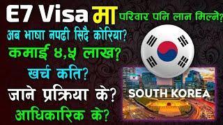 korea working visa from nepal | e7 visa south korea new update | e7 visa kasari apply garne | e7visa