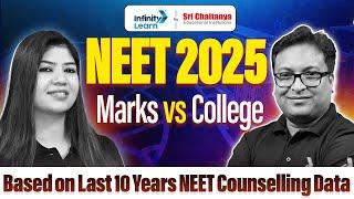 Check Your NEET 2025 Marks vs College | Based on Last 10 Years NEET Counselling Data | Full Info