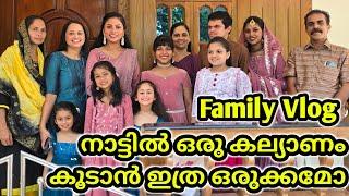 നാട്ടിലെ കല്യാണ ഒരുക്കങ്ങൾ കണ്ടോ/ Family Vlog/ Life in Kerala/ Traditional Wedding/A Day in Our Life