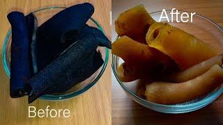 How To Clean Ponmo Ijebu | Peppered Ponmo | Cow skin