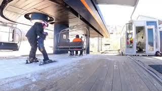 Timelapse of Myles Silverman ~ Guinness Book ~ Most Vert Snowboarded in a 12 hr Period ~ 04-18-22