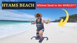 HYAMS BEACH in Australia -  the Whitest Sand in the WORLD??