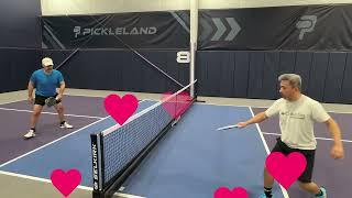 Dinking showdown at #pickleland