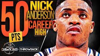 Nick Anderson Career-HiGH 50 Pts | Magic vs Nets | April 23, 1993 | VintageDawkins