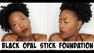 Black Opal Stick Foundation | First Impression & Demo | Natural Makeup for Dark Skin