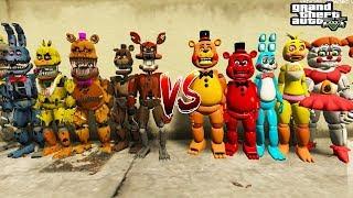 Toy Animatronic vs Nightmares 5 nights FREDDY Adventures of animators FNAF Animation CARTOON Game